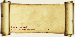 Anđela Atanacković vizit kartica